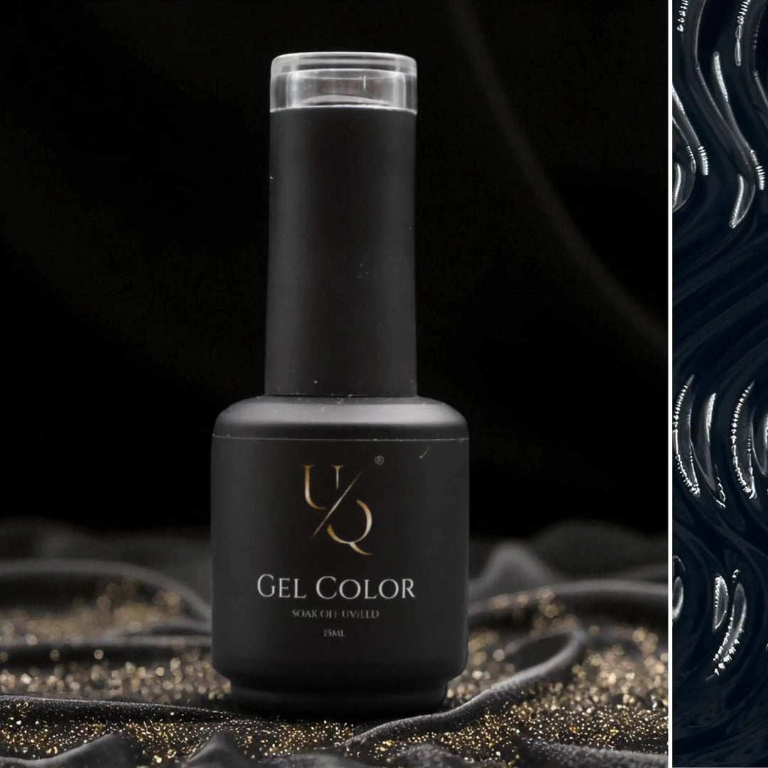 Unique Nails – Mysterious Black gellak – HEMA- & TPO-vrij